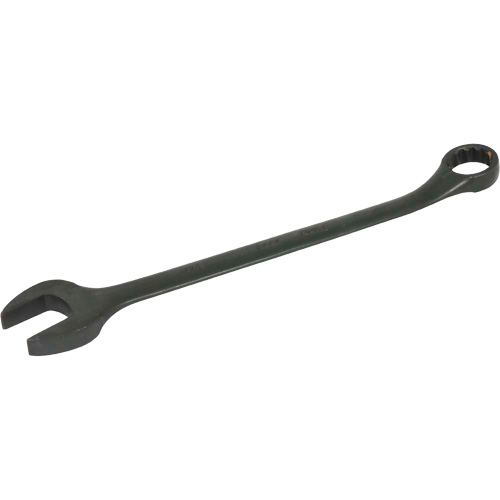 Flat Shank Combination Wrench, 12 Point, 7/8", Black Oxide Finish