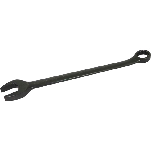 Flat Shank Combination Wrench, 12 Point, 1-1/8", Black Oxide Finish