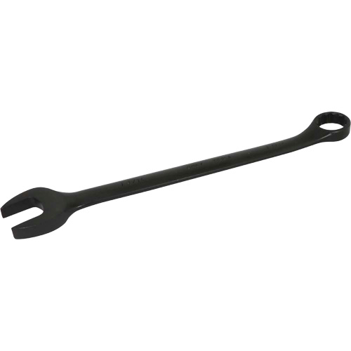 Flat Shank Combination Wrench, 12 Point, 1-3/16", Black Oxide Finish
