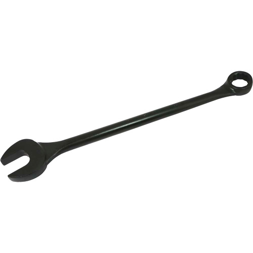 Round Shank Combination Wrench, 12 Point, 1-9/16", Black Oxide Finish
