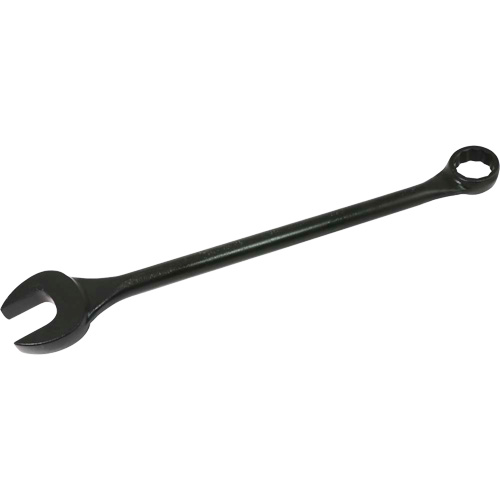 Round Shank Combination Wrench, 12 Point, 1-11/16", Black Oxide Finish
