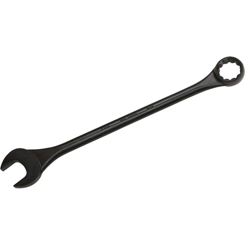Round Shank Combination Wrench, 12 Point, 2-5/16", Black Oxide Finish