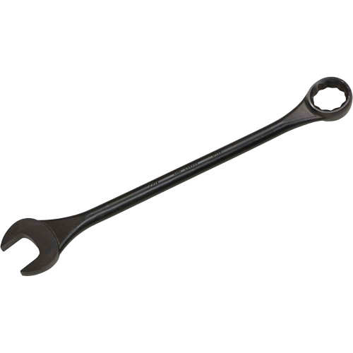 Round Shank Combination Wrench, 12 Point, 2-3/8", Black Oxide Finish