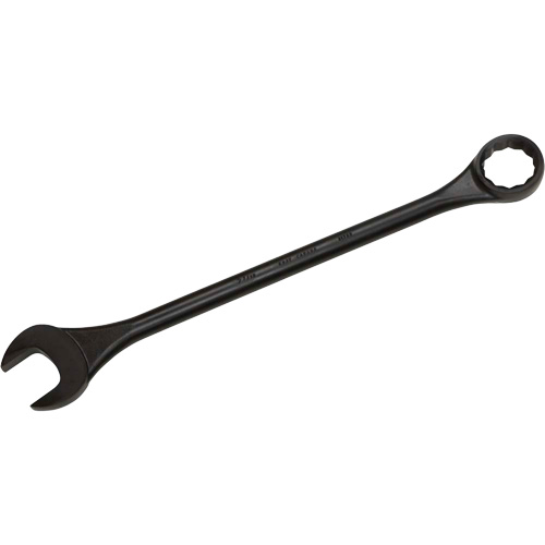 Round Shank Combination Wrench, 12 Point, 2-7/16", Black Oxide Finish