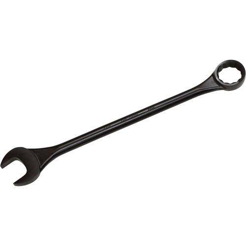 Round Shank Combination Wrench, 12 Point, 2-1/2", Black Oxide Finish