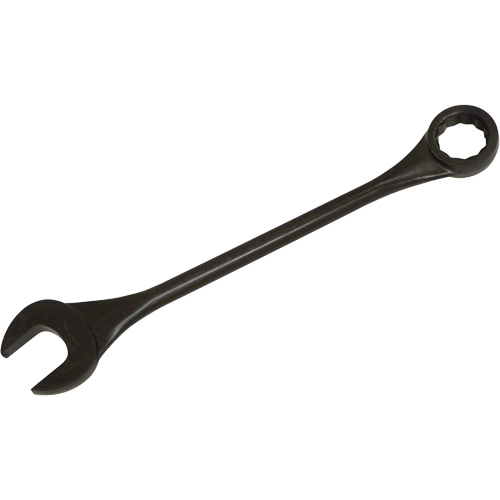 Round Shank Combination Wrench, 12 Point, 2-11/16", Black Oxide Finish