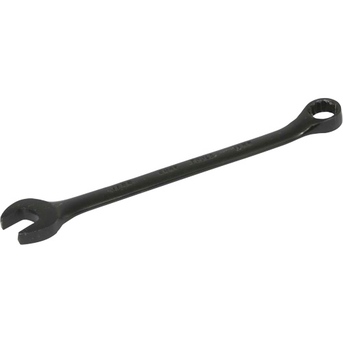 Flat Shank Combination Wrench, 12 Point, 11 mm, Black Oxide Finish