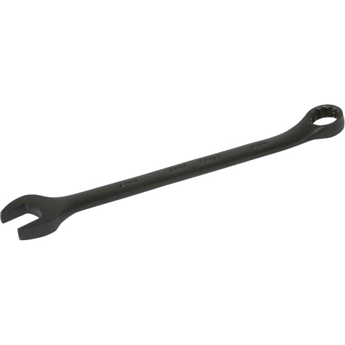 Flat Shank Combination Wrench, 12 Point, 13 mm, Black Oxide Finish
