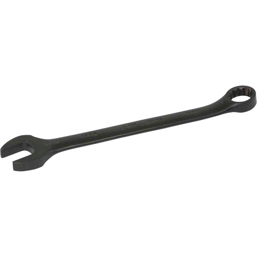 Flat Shank Combination Wrench, 12 Point, 16 mm, Black Oxide Finish