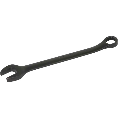 Flat Shank Combination Wrench, 12 Point, 18 mm, Black Oxide Finish