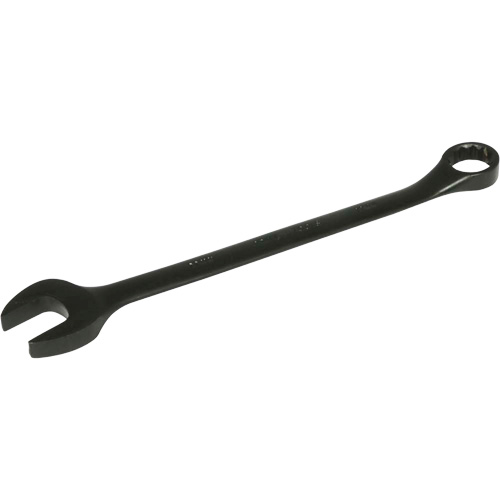Flat Shank Combination Wrench, 12 Point, 22 mm, Black Oxide Finish