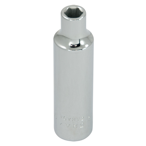 Socket, 11/16", 3/8" Drive, 6 Points, Deep