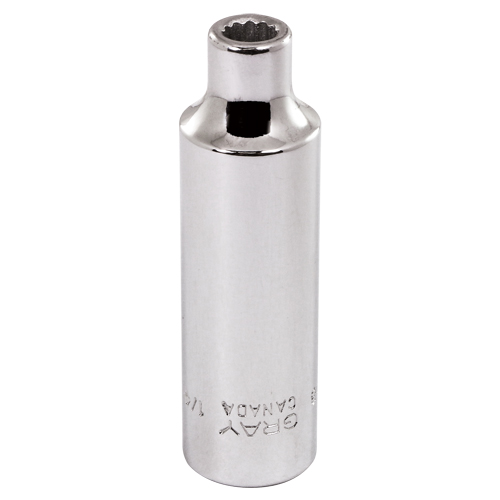 Socket, 7/8", 3/8" Drive, 12 Points, Deep