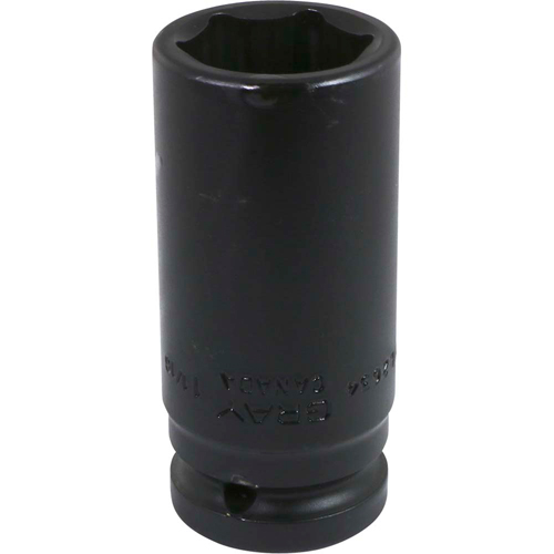 Socket, Impact, 5/8", 3/4" Drive, 6 Points, Deep