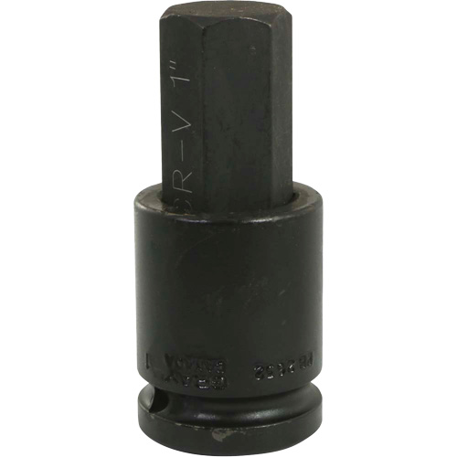 Standard Length Socket, Hex, 1" x 4" L, 3/4" Drive