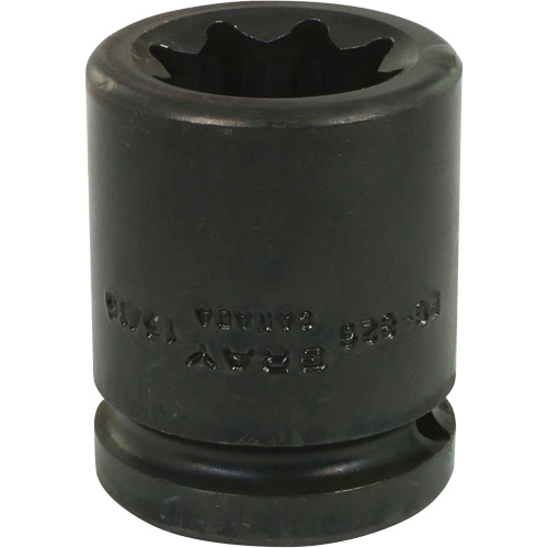 Socket, Impact, 13/16", 3/4" Drive, 8 Points