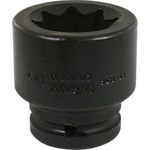 Socket, Impact, 1-1/8", 3/4" Drive, 8 Points