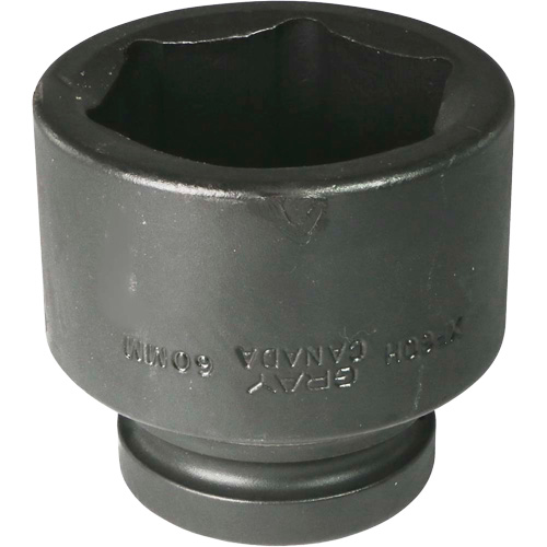 Socket, Impact, 60 mm, 1" Drive, 6 Points