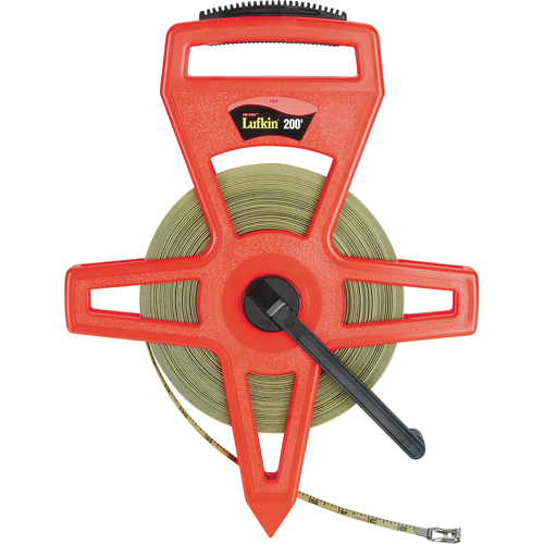 Engineers Measuring Tape, 1/2" x 200', in/ft. Graduations