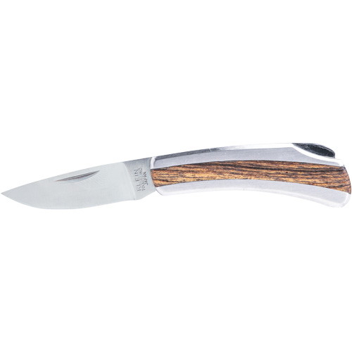 Pocket Knife, 1-5/8" Blade, Stainless Steel Blade, Metal Handle