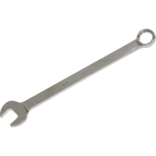 SAE Flat Shank Wrench, 12 Point, 1-1/2", Chrome Finish