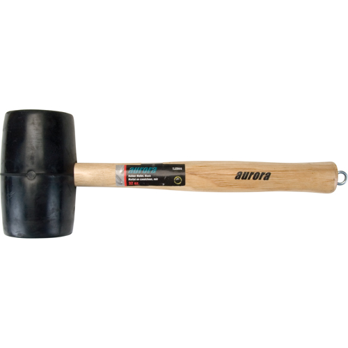 Rubber Mallet, 32 oz., Wood Handle