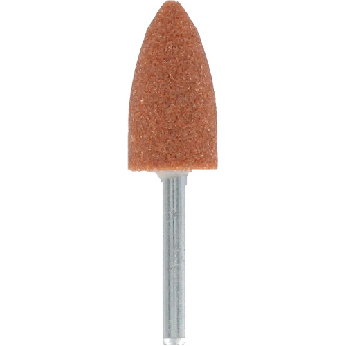 Large Taper Aluminum Oxide Grinding Stone with 3/8" Diameter