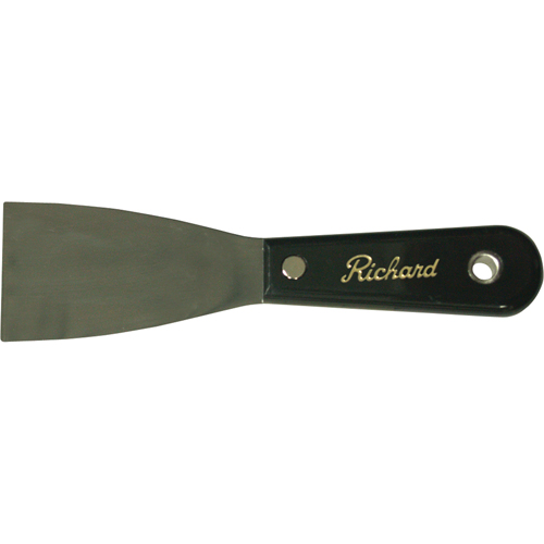 Putty Knife Stiff, Steel Blade, 2" Wide, Polypropylene Handle