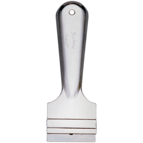 Razor Scrapers, High-Carbon Steel Blade, 1-1/2" Wide, Metal Handle