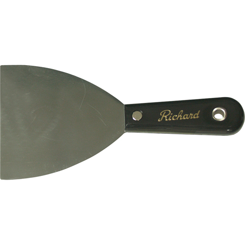 Putty Knife Stiff Steel, 4", Steel Blade