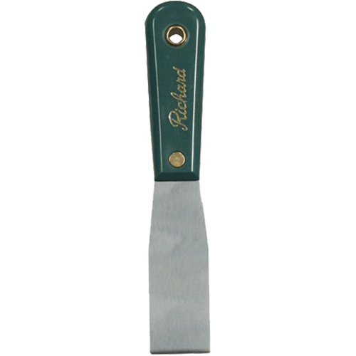 Flexible Putty Knives, Stainless Steel Blade, 1-1/4" Wide, Polypropylene Handle