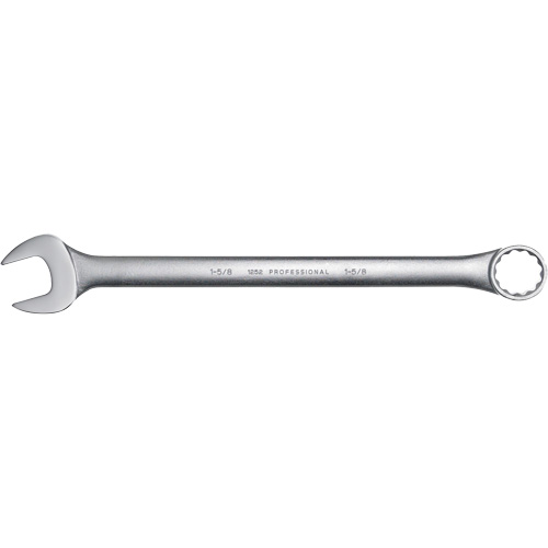 Combination Wrench, 12 Point, 1-5/8", Satin Finish