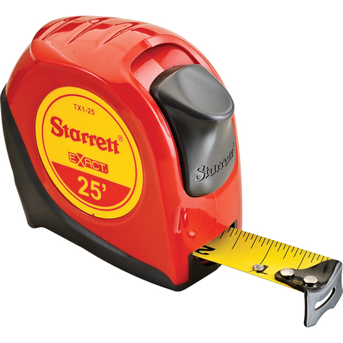 Engineers Measuring Tape, 1" x 25', 1/16" Graduations