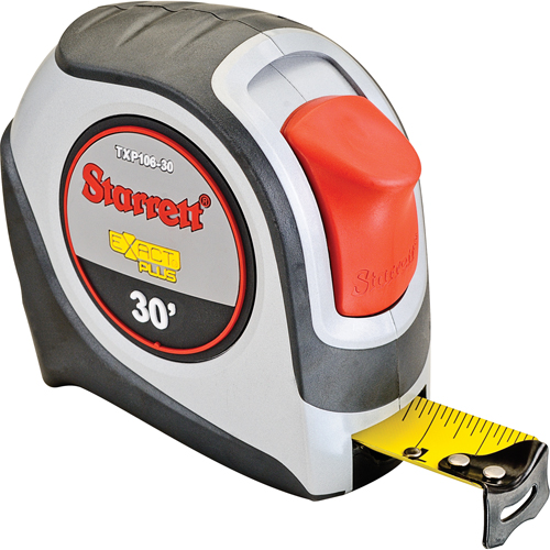 KTXP Series Measuring Tapes, 1" x 30', 1/16" Graduations