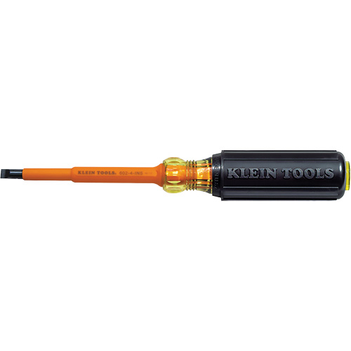 Insulated Heavy Duty, Slot Keystone Tip Screwdrivers