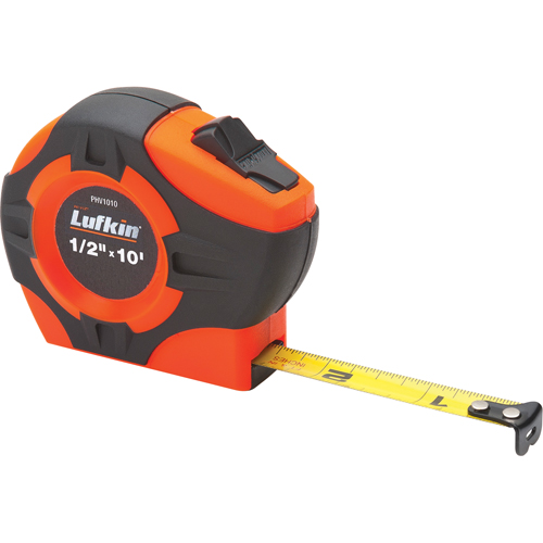 P1000 Series Measuring Tape, 1/2" x 10'/3m, in./cm Graduations
