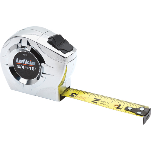 P2000 Series Measuring Tape, 3/4" x 16', in./ft. Graduations