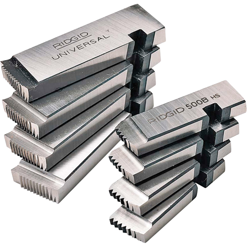 Pipe Dies for Use in Universal Die Heads Model# 504A, 711, 713, 811A, 815A, 816, 817 AND 842 - (NPT), Alloy