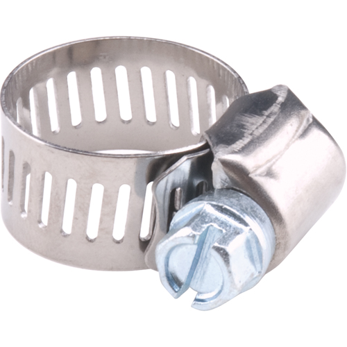 Hose Clamps - Stainless Steel Band & Zinc Plated Screw, Min Dia. 8-3/4", Max Dia. 10-3/4"