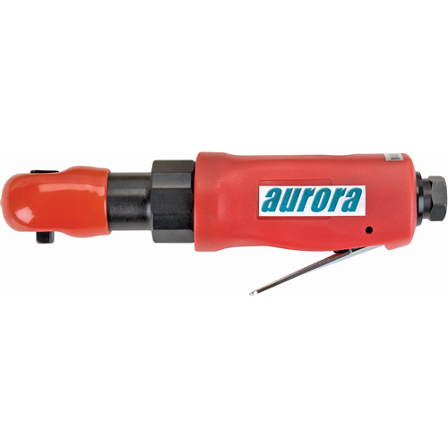 Stubby Type Air Ratchet Wrench, 1/4" Drive, 1/4" NPT, 3 CFM