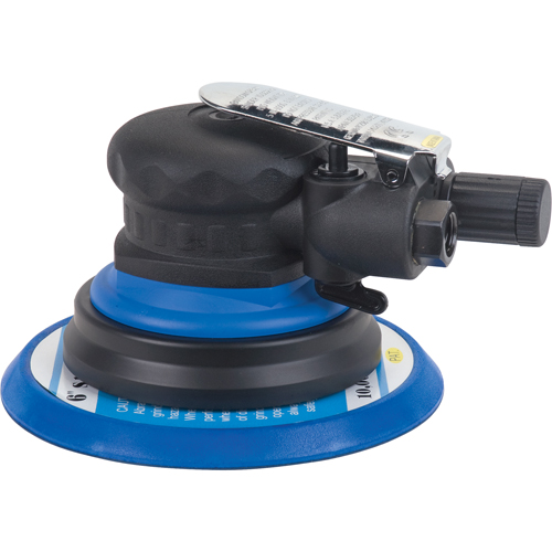 6" Dual-Action Orbit Sander, 1/4" NPT Inlet, 10000 RPM