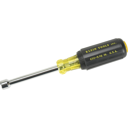 Nut Drivers - 3" Shafts, 3/8" Drive, 6-3/4" L, Magnetic