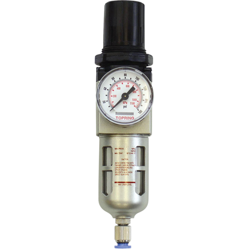 Modular Filter/Regulator, 1/4" NPT, 150 PSI, 0.5 fl.oz. Capacity