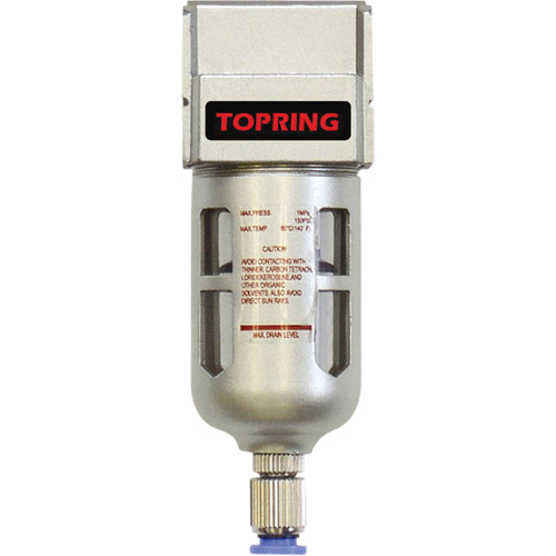 Filters, Modular, 3/8" NPTF, Semi-Automatic Drain, For Water