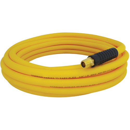 Easyflex Premium Hoses with Fittings, Air/Water, Technopolymer, 1/4" dia. x 25', 300 psi, 1/4 NPT