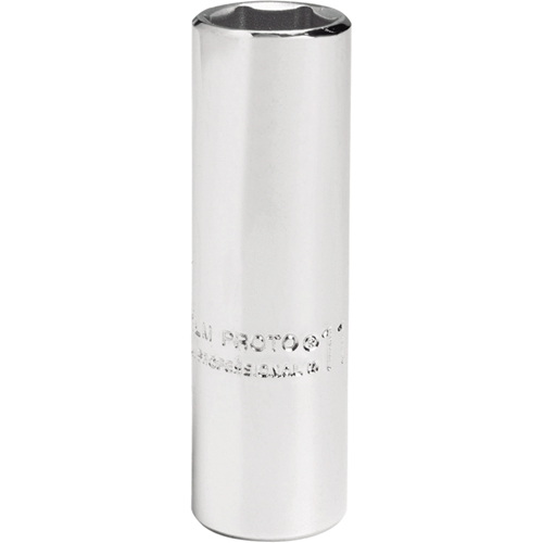 Socket, 13 mm, 1/4" Drive, 6 Points