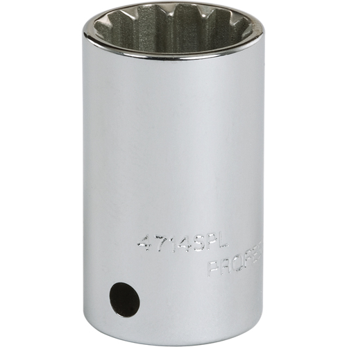 Socket, 14 mm, 1/4" Drive, 6 Points