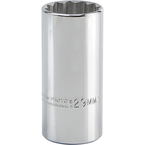 Universal Socket, 29 mm, 1/2" Drive, 12 Points, Deep