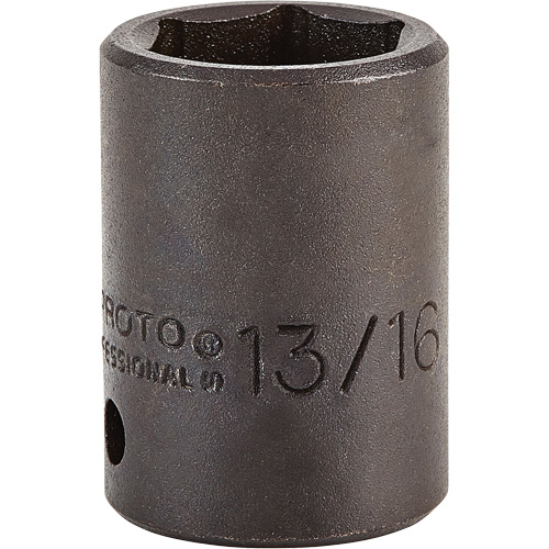 Socket, Impact, 13/16", 1/2" Drive, 6 Points
