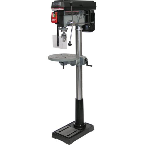 Floor Drill Presses, 17", 5/8" Chuck, 3400 RPM